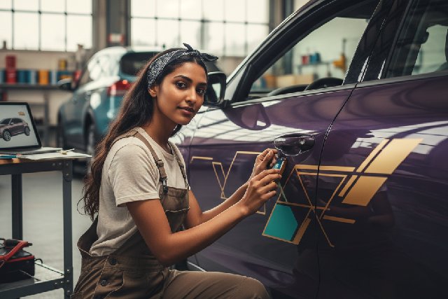 personnalisation automobile féminine
